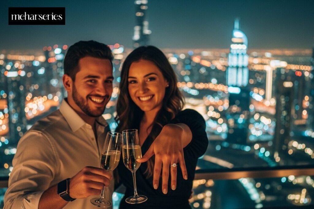 burj khalifa proposal photography